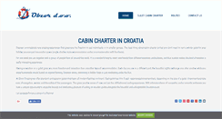 Desktop Screenshot of cabincharterincroatia.com