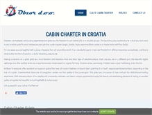 Tablet Screenshot of cabincharterincroatia.com